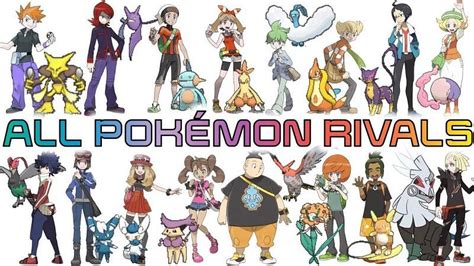 list of pokemon rivals.